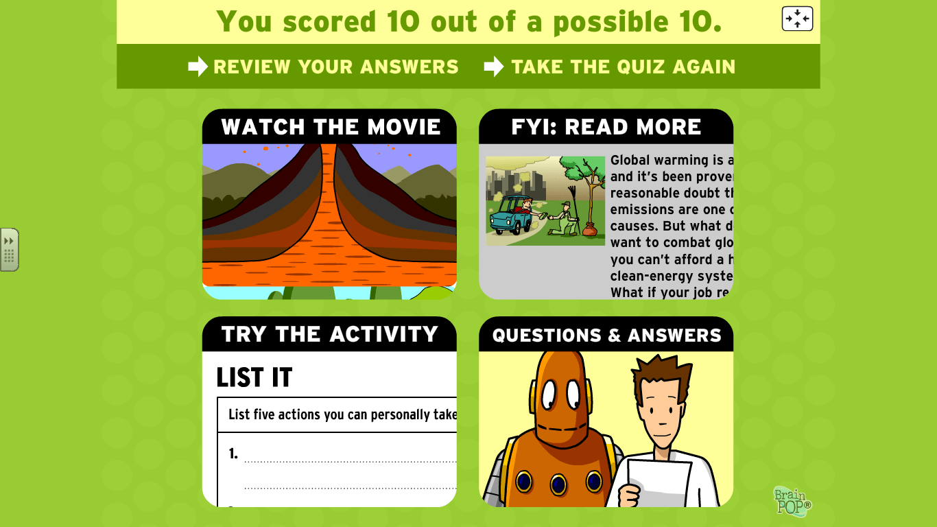 Brainpop Food Chain Quiz Answers Food Ideas